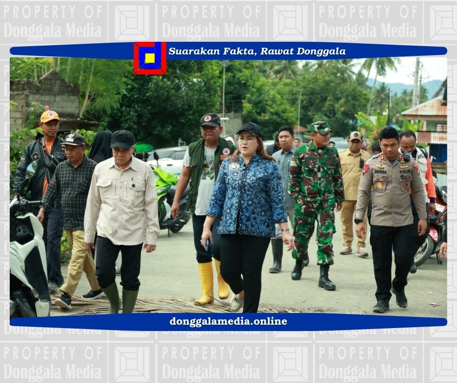 Bupati Vera Tinjau Lokasi Banjir