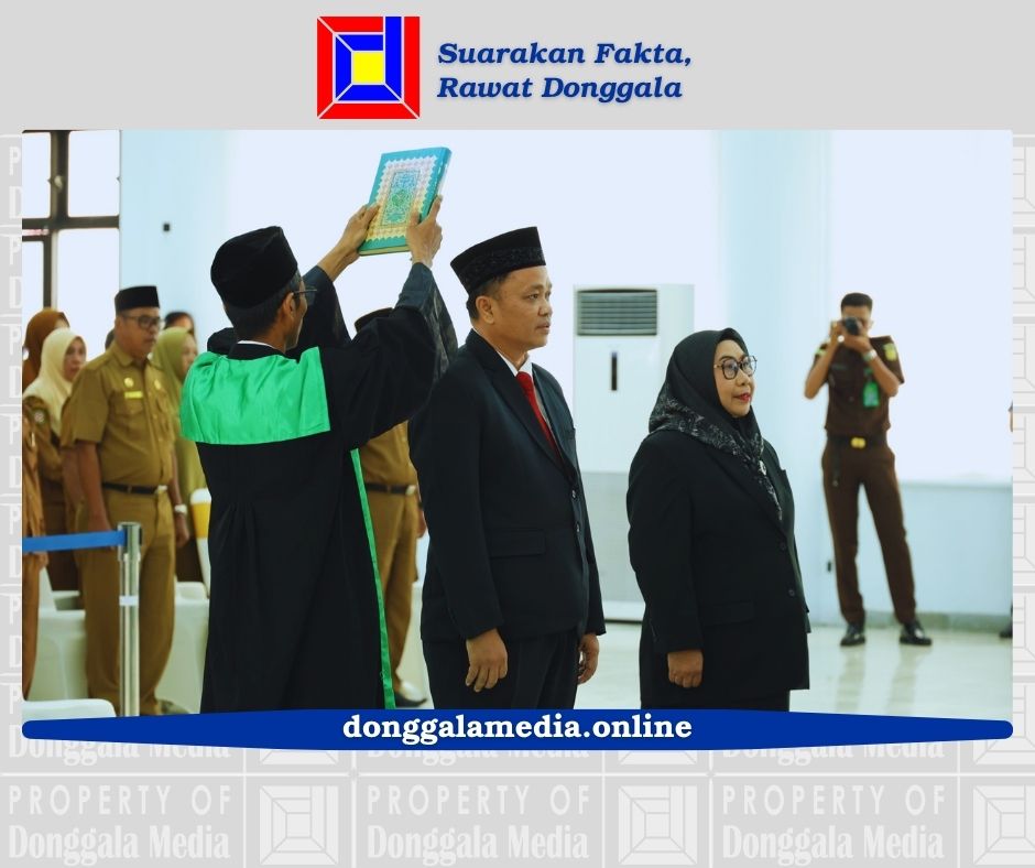 Bupati Donggala Lantik 4 Pejabat Sekaligus, Dari Kursi Dinas sampai Kepala Desa
